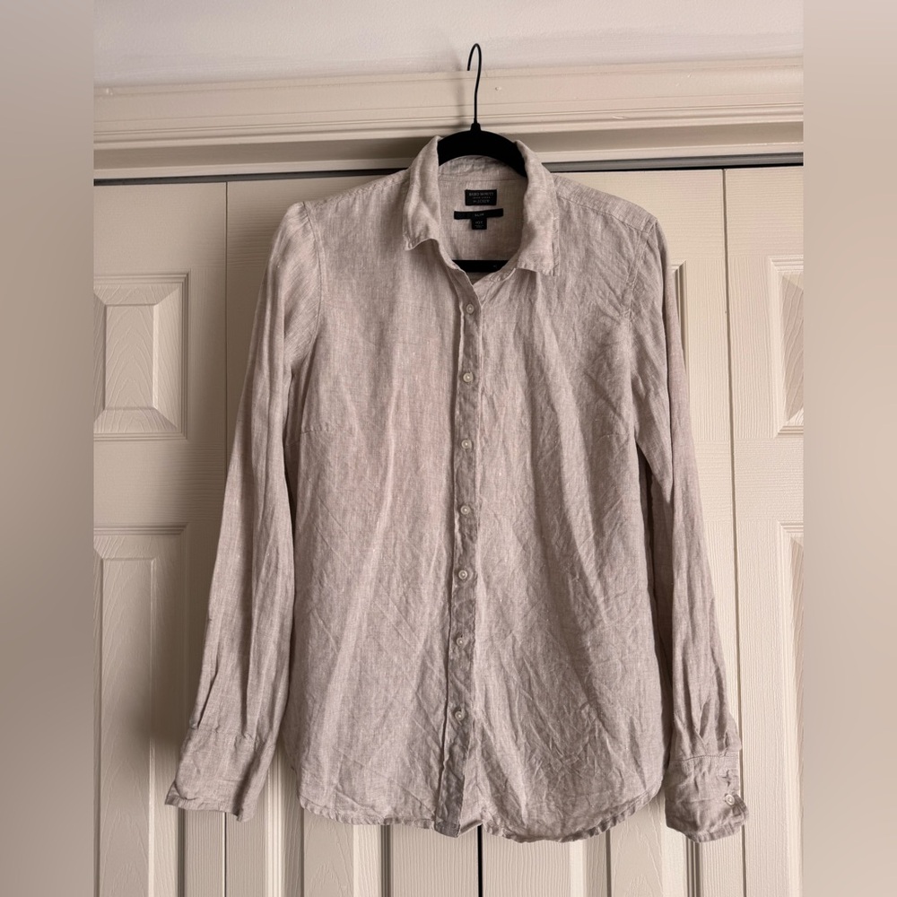 J.Crew Baird McNutt Irish Linen Slim Button-down Shirt